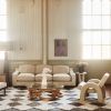 Lola Sofa Woven Sand | Work by District Loom