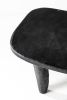 District Loom Large Black African Senufo Stool | Side Table in Tables by District Loom