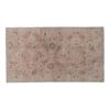 Faded Turkish Karapinar Rug With Floral Motifs 4'7'' x 7'8'' | Area Rug in Rugs by Vintage Pillows Store. Item made of cotton with fiber