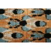 Bronze Silk Ikat Velvet Pillow Cover - Butterfly or Housefly | Sham in Linens & Bedding by Vintage Pillows Store. Item composed of fabric and fiber
