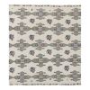 Vintage Oriental Floral Embroidery Jajim Kilim Rug | Area Rug in Rugs by Vintage Pillows Store. Item composed of wool & fiber