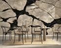 Onyx & Cream — Luxe Textures Luxury Wallpaper Mural | Wall Treatments by ELLE WALLS