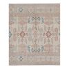 Vintage Turkish Kars Rug with Romantic Mid-Century Modern | Area Rug in Rugs by Vintage Pillows Store. Item made of cotton with fiber