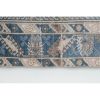 Distressed Turkish Oushak Blue Rug 3'7" X 5'11" | Area Rug in Rugs by Vintage Pillows Store. Item composed of cotton