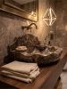 Brown Emperador Marble Floating Sink | Water Fixtures by AYMARBLEDESIGN LLC