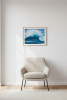 Eternal Heart – Contemporary Ocean Wave Oil Painting | Work by Eman's Gallery
