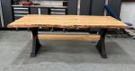 LIVE EDGE curly maple table | Dining Table in Tables by Pelican State Woodworks