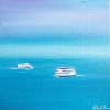 Island Comings And Goings | Prints by Neon Dunes by Lily Keller. Item made of canvas with paper