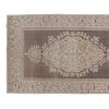 Vintage Wool Muted Turkish Ladik Konya Runner Rug | Area Rug in Rugs by Vintage Pillows Store. Item composed of cotton & fiber