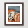 Jade | Prints by Brazen Edwards Artist. Item made of canvas with paper