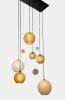 Alan Mizrahi AM2221 Silver Linen Chandelier | Chandeliers by Alan Mizrahi Lighting Design