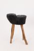 Rustic Blackened Wood side table with Raw Organic Form Indoor & Outdoor | Tables by Logniture