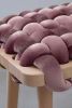 Mauve Velvet Woven Bench 37"\ 47" | Benches & Ottomans by Knots Studio