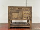 MODEL 1088 - Custom Single Sink Vanity | Countertop in Furniture by Limitless Woodworking. Item composed of maple wood in mid century modern or contemporary style
