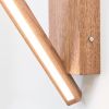 Dimming for sconces (electrical part and button) | Sconces by Next Level Lighting. Item composed of wood
