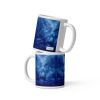 Coffee Mug - Thunder - Deep Electric Blue Storm | Work by Eman's Gallery