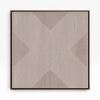 Geo X in Clay by DSCVR Art Framed Canvas Wall Art | Prints in Paintings by ArtCollectiv