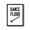 Dance Floor Vertical Arrow Down Left | Prints in Paintings by Western Mavrik