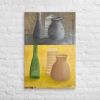 Skins - Original Oil Painting - Dyptich Still Life Vessels | Oil And Acrylic Painting in Paintings by Eman's Gallery