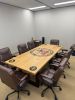 Custom logo conference table! | Tables by Pelican State Woodworks