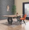 Live Edge Walnut Table - Wood Table - Dining Table | Tables by Tinella Collection. Item made of walnut works with contemporary & art deco style