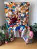 Unique coral reef wall decoration with octopus | Tapestry in Wall Hangings by Awesome Knots. Item composed of wood and cotton