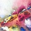 Good Life – Original Abstract Watercolor Painting – 5x7 – Matted & Framed – Uplifting Joyful Wall Art | Paintings by Susi Schuele Art