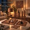 Handmade Walnut Home Decor Set, Geometric Marquetry Collection, Scandinavian Interior Decor, Special Gifts | Beds & Accessories by Vesta Corte