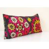 14" x 34" Suzani Bedding Cushion Cover, Tribal House Decor | Pillows by Vintage Pillows Store. Item made of cotton