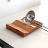 W Spoon Rest | Cooking Utensil in Utensils by Formr. Item composed of wood