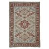 Turkish Oushak Rug With Mid-Century Modern Style in Soft | Area Rug in Rugs by Vintage Pillows Store. Item composed of cotton and fiber