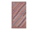 Vintage Embroided Konya Kilim Rug 4'4'' X 5'5'' | Area Rug in Rugs by Vintage Pillows Store. Item made of cotton