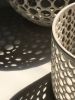Cylindrical Lace Bowl | Decorative Bowl in Decorative Objects by Lynne Meade. Item made of stoneware