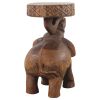 Haussmann® Wood Elephant Chang Stool 11 in DIA x 20 in | Chairs by Haussmann®