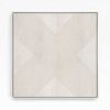 Geo X in Whitewash by DSCVR Art Framed Canvas Wall Art | Prints in Paintings by ArtCollectiv