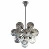 PERLE CEILING (17 GLOBE) | Chandeliers by Oggetti Designs. Item made of metal with glass