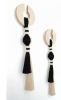 Black & White Macrame Wall Hanging, Modern Boho Wall Decor, Minimalist Fiber Art, Handmade Wall Art, Neutral Home Decor | Wall Hangings by İnanç Yılmaz