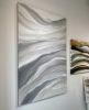 Iridescent Swirl | Oil And Acrylic Painting in Paintings by Teodora Guererra Fine Art