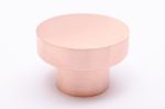 Dot 50 Brushed Copper Knob | Hardware by Windborne Studios. Item composed of copper