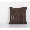 Vintage Minimalist Style Goat Hair Pillow With Original Deta | Cushion in Pillows by Vintage Pillows Store