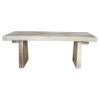 Haussmann® Wood Natural Edge Bench 48 in x 18 x 18 in | Benches & Ottomans by Haussmann®