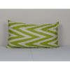 Yellow Cotton Ikat Pillow Cover, Traditional Handwoven Ikat | Cushion in Pillows by Vintage Pillows Store