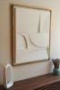 No. 101 Japandi Plaster Wall Relief - Scandinavian Neutral Decor | Decorative Objects by Joseph Aurelius