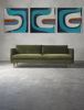 Set of 3  midcentury modern painting | Oil And Acrylic Painting in Paintings by Berezart. Item made of canvas compatible with boho and minimalism style