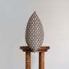 Brown Arrowhead Print Lumbar Pillow 14x20 | Pillows by Vantage Design