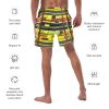 Men's Swim Trunks - City in Grids - Geometric Urban | Work by Eman's Gallery