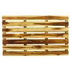 Haussmann® Teak Teak Spa Mat ST 28 L x 17 W x 2 in H Teak | Rugs by Haussmann®