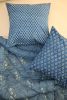 Blue Murmur Indigo Block Print Pillow | Pillows by Ninéh