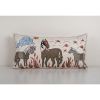 King Bed Vintage Cotton Suzani Pillow Cover with Animal Patt | Cushion in Pillows by Vintage Pillows Store