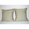 Striped Turkish Kilim Pillow 16" X 16" | Sham in Linens & Bedding by Vintage Pillows Store. Item made of cotton & fiber